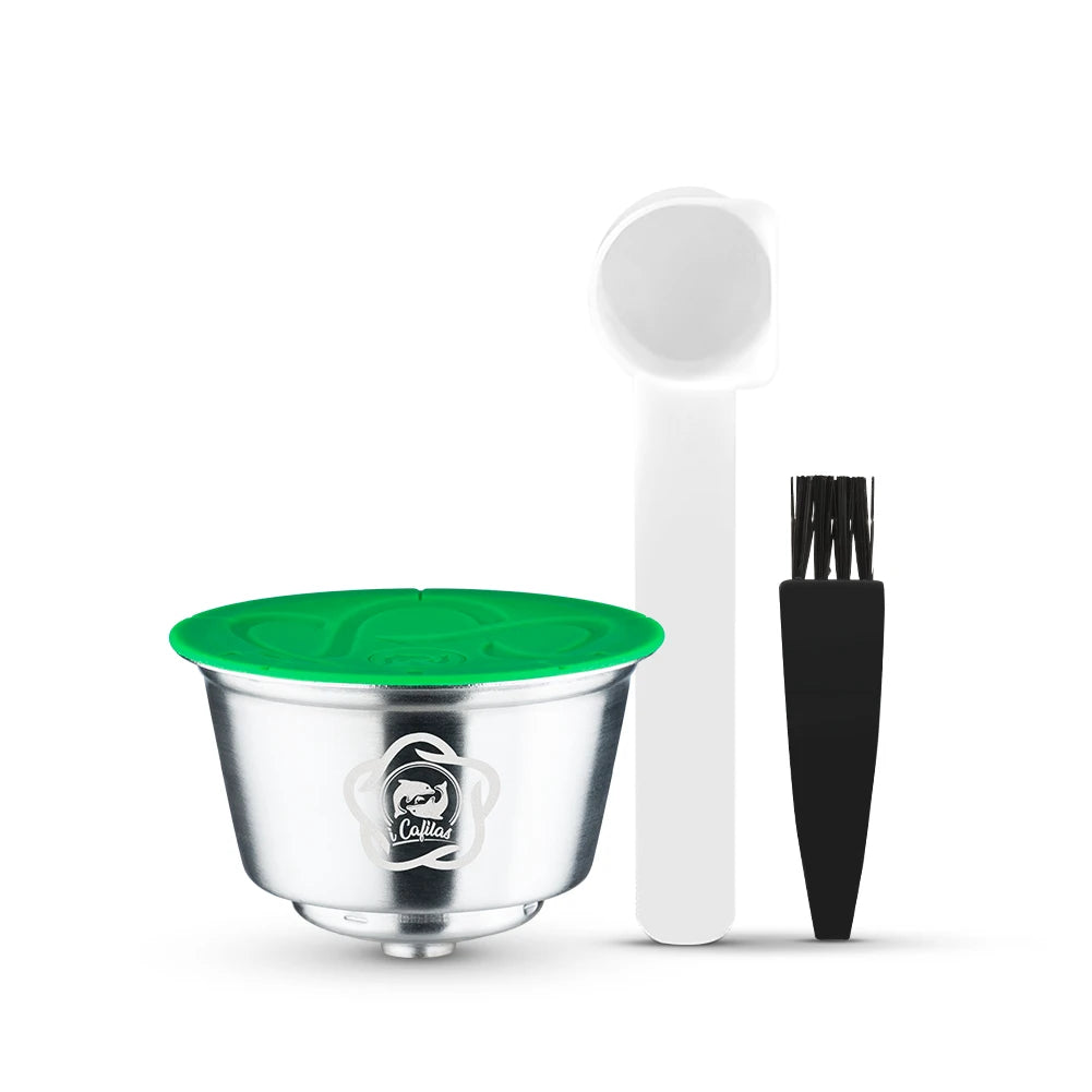 Reusable Milk Pod Coffee Capsule for Nescafe Dolce Gusto (Stainless Steel Refillable Coffee Filter Pods)
